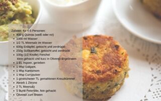 quinoa kartoffel laibchen wasser erdäpfel süßkartoffel olivenöl salz laibchen soulcooking workshop andreasojka beratung