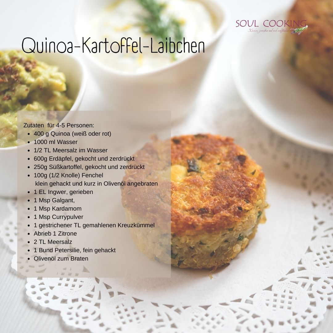Quinoa-Kartoffel-Laibchen