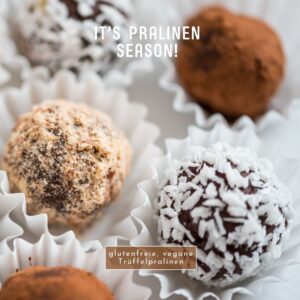 vegane Avocado Trüffelpralinen