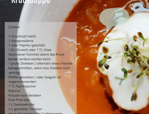 Mit einer Krautsuppe deine Mitte wieder stärken