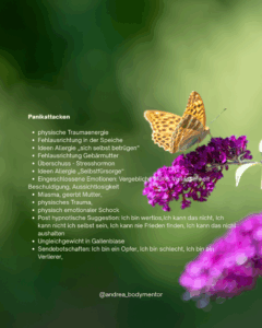 Darstellung emotionaler Ungleichgewichte als Ursache von Panikattacken; Visualisierung von innerer Anspannung und anschließender Ruhe