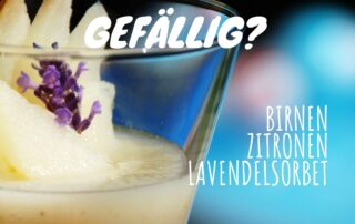 lavendel zitrone birnen eis hitze sommer pool party ernährung wasser sonnentor soul cooking andrea sojka