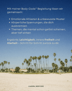Übersicht der Lösungen durch Body-Code™ Begleitung: emotionale Altlasten, körperliche Spannungen, Unterbewusstsein.