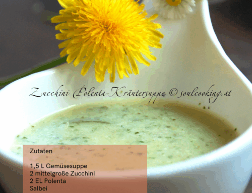 Zucchini Kräuter Suppe