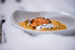 kürbis suppe vegan schnee eintopf