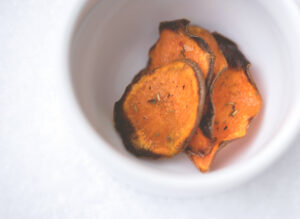Rezept Kürbissuppe Süßkartoffelchips