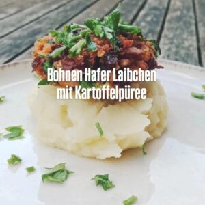 bohnen hafer laibchen mit Kartoffelpüree Soul Cooking