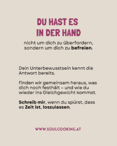 emotionen loslassen