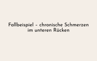 Rückenschmerzen