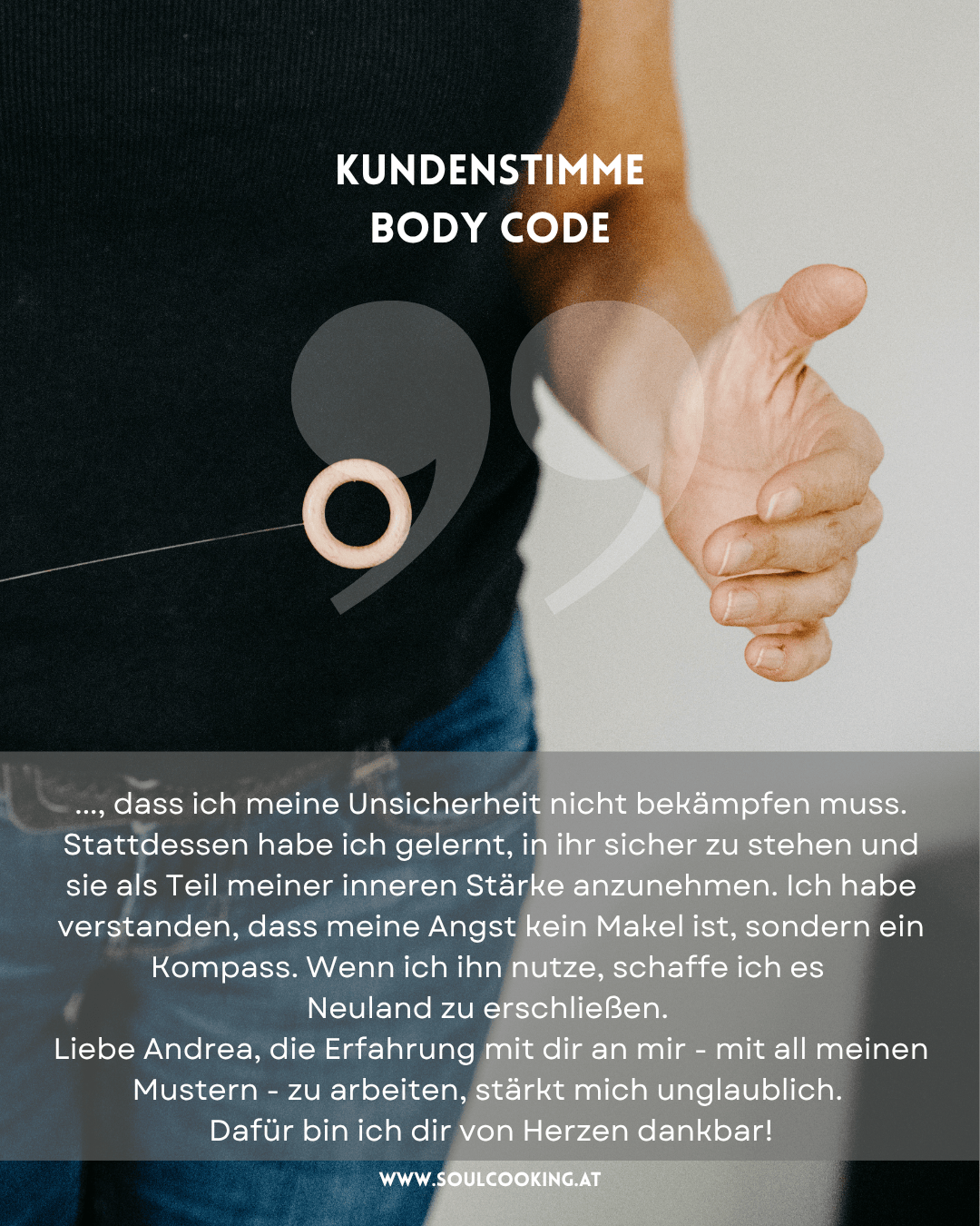 feedback body code soul cooking feedback body code