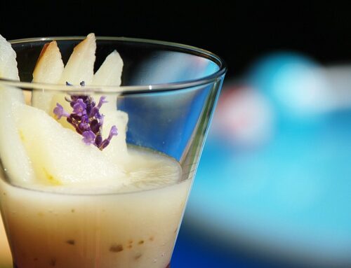 Birnen Lavendel Sorbet