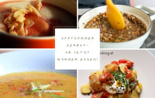 Collage mit wärmenden Rezepten von Soul Cooking