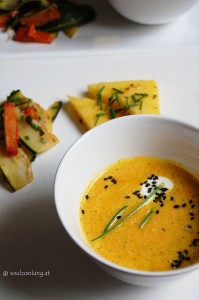 Koriander Kokos Suppe