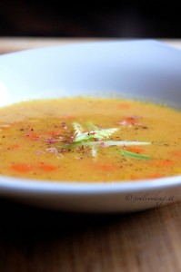 Orangen Linsen Suppe