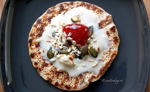 Pancakes mit Bananencrem