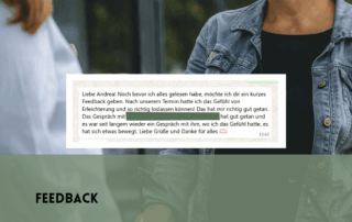 Feedback für die Arbeit mit dem Body Code mit Andrea