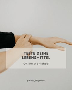 Muskeltest Lebensmittel testen