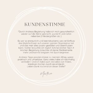 Kundenstimme soulcooking Martina