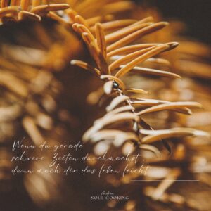 Spruch Soulcooking Andrea sojka